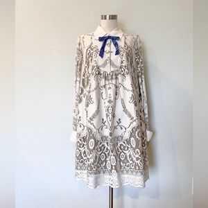 ANNA SUI for Target 20th Anniversary collection laced shift Dress size S